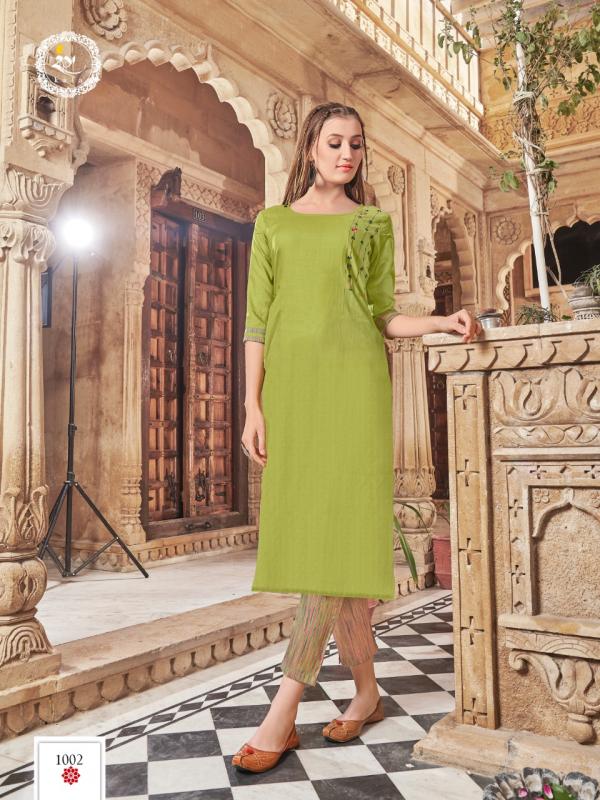 Rangkala-Senorita Rayon Kurti With Bottom Collection